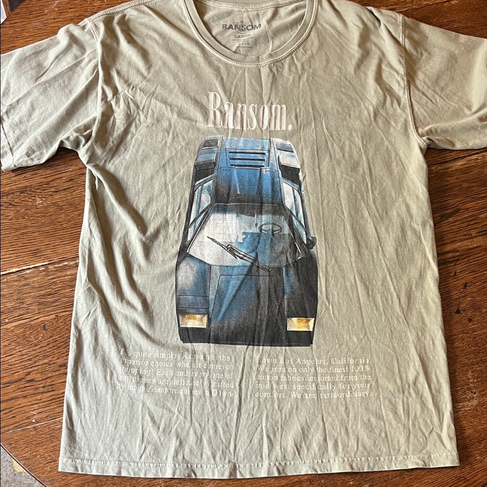 RANSOM Lamborghini Countach The Superior Choice T Shirt Mens Large